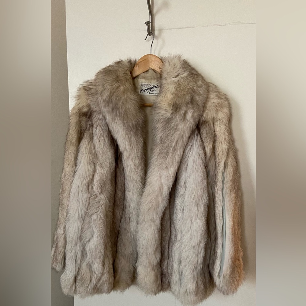 Genuine Fox fur coat